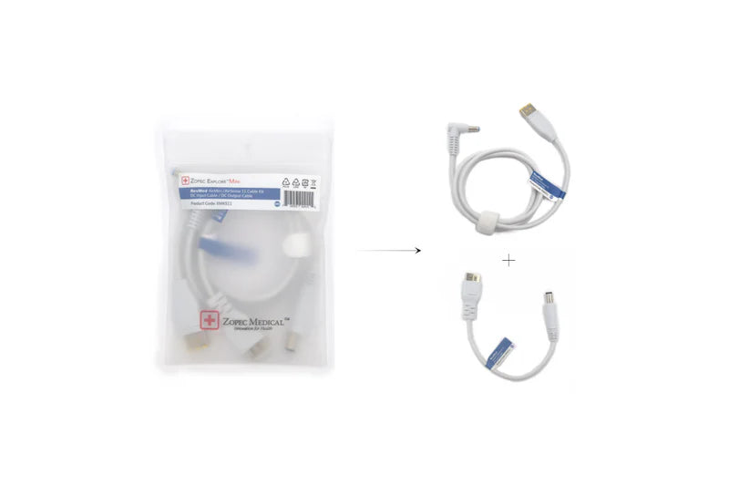 Zopec Explore Mini DC Cables for ResMed AirMini / AirSense 11 - Zopec Medical - NSW CPAP