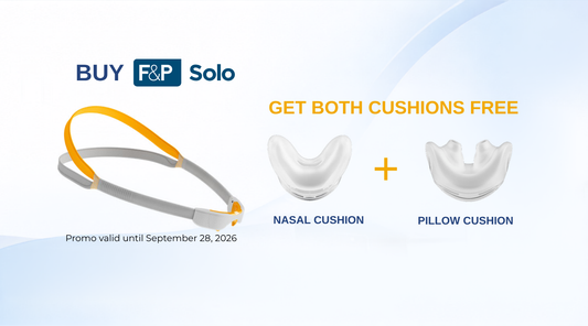 F&P Solo™ One Mask. Two Comfort Options.