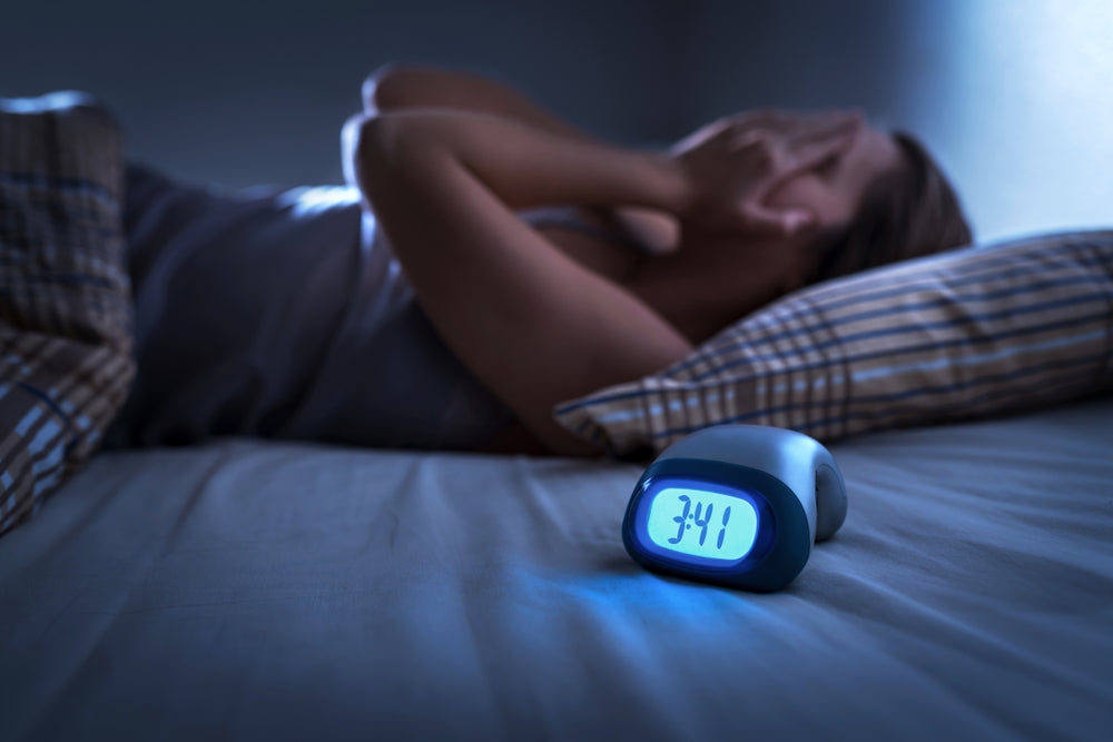 Woman experiencing trouble sleeping before sleep study - CPAP Depot