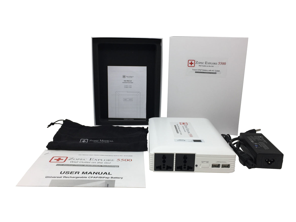 Zopec Explore 5500 Battery - Zopec Medical -  NSW CPAP